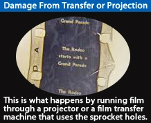 Film Conversion Damaged Sprockets