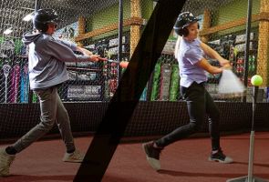 batting cage center gilbert HitTrax Batting Cage