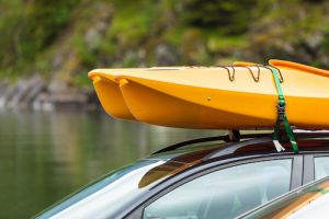 Kayak Rental Car Tie Down 1