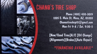 used tire shop gilbert Chano's Tire Shop & Auto Repair
