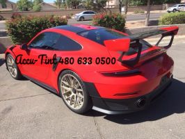 window tinting service gilbert Accu-Tint Clear Bra/Paint Protection Film
