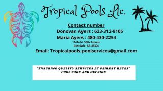 pool cleaning service glendale Tropical Pools Llc.