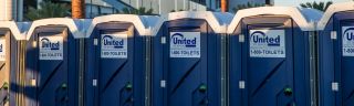 portable toilet supplier glendale United Site Services