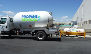 gas cylinders supplier glendale Propane Services LLC.