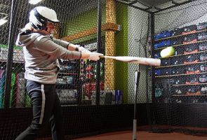 batting cage center mesa HitTrax Batting Cage