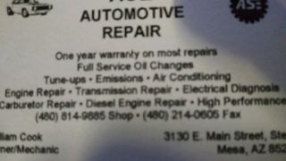 auto electrical service mesa Ace Automotive Repair