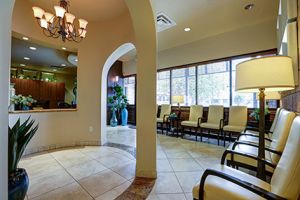 Reception area for Timothy Kindt, DDS, dentist Mesa, AZ.