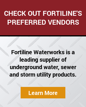 water works equipment supplier mesa Fortiline