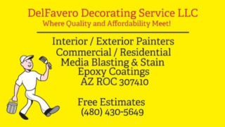 wallpaper installer mesa DelFavero Decorating Service LLC
