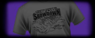 Screen Printed t-shirts for the 2013 Southwest Showdown at Grand Canyon University.