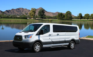 Ford Transit Van for rent at Phoenix Car Rental