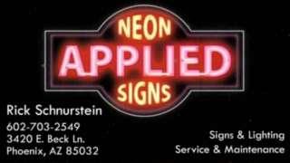 neon sign shop scottsdale Applied Neon Signs