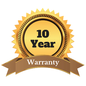 5x5 Warranty - 10 Years