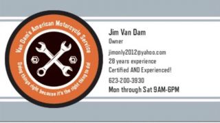 motorcycle repair shop surprise Van Dam's American Motorcycle