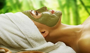 Facial with all natural and ayurveda products.