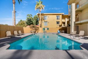 Pool at the La Quinta Inn by Wyndham Phoenix Sky Harbor Airport in Tempe, Arizona