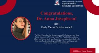 Anna Josephson Early Career Scholar Award 2023